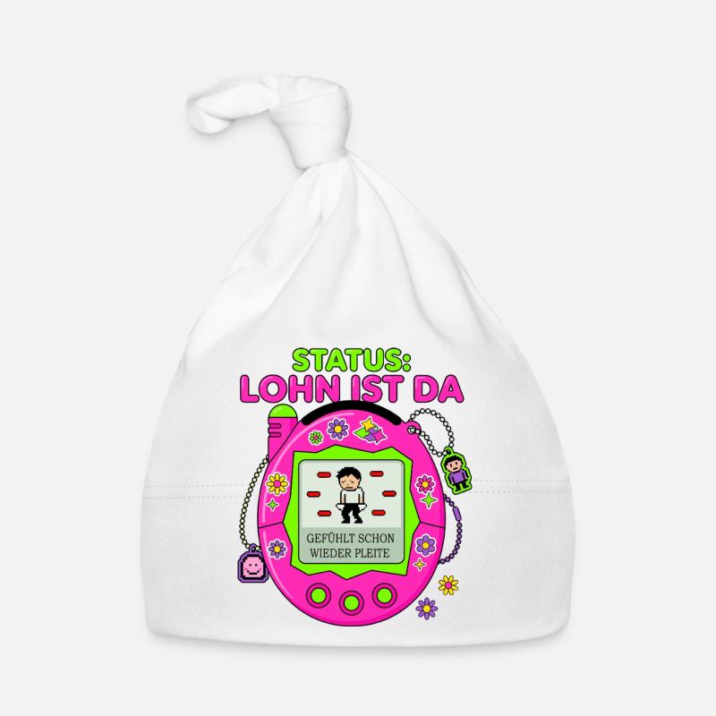 Status wage is here Organic Baby Cap