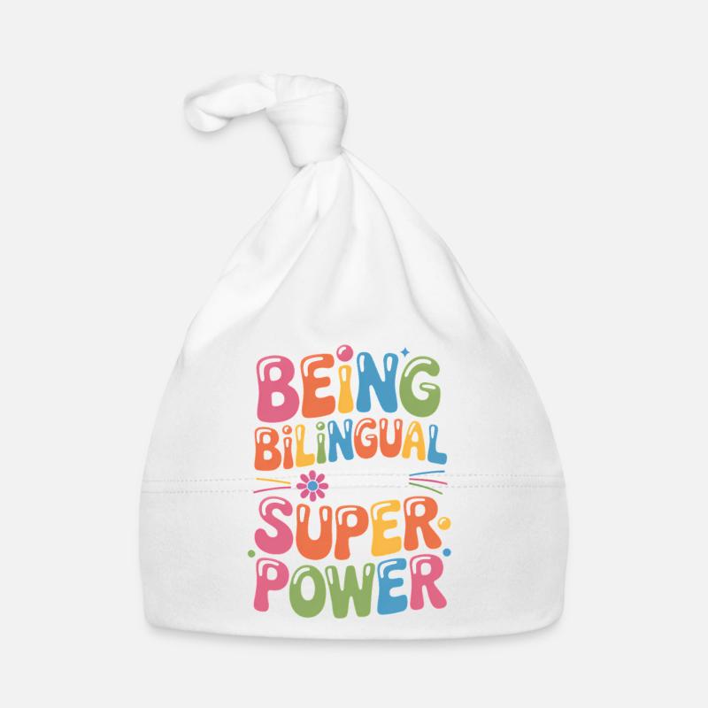 Foreign Language Sayings Funny Foreign Language Gift Organic Baby Cap