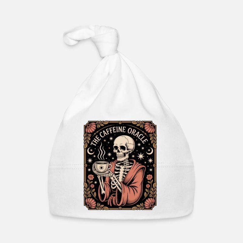The Caffeine Oracle Skelett Orakel Kaffee Baby Bio-Mütze