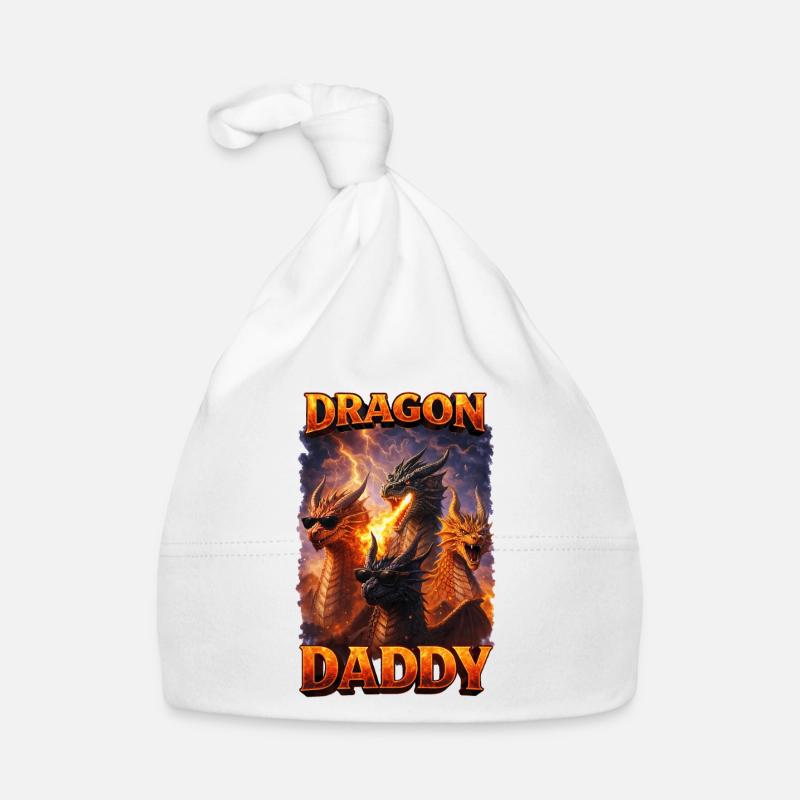 Fire Dragon Daddy Organic Baby Cap