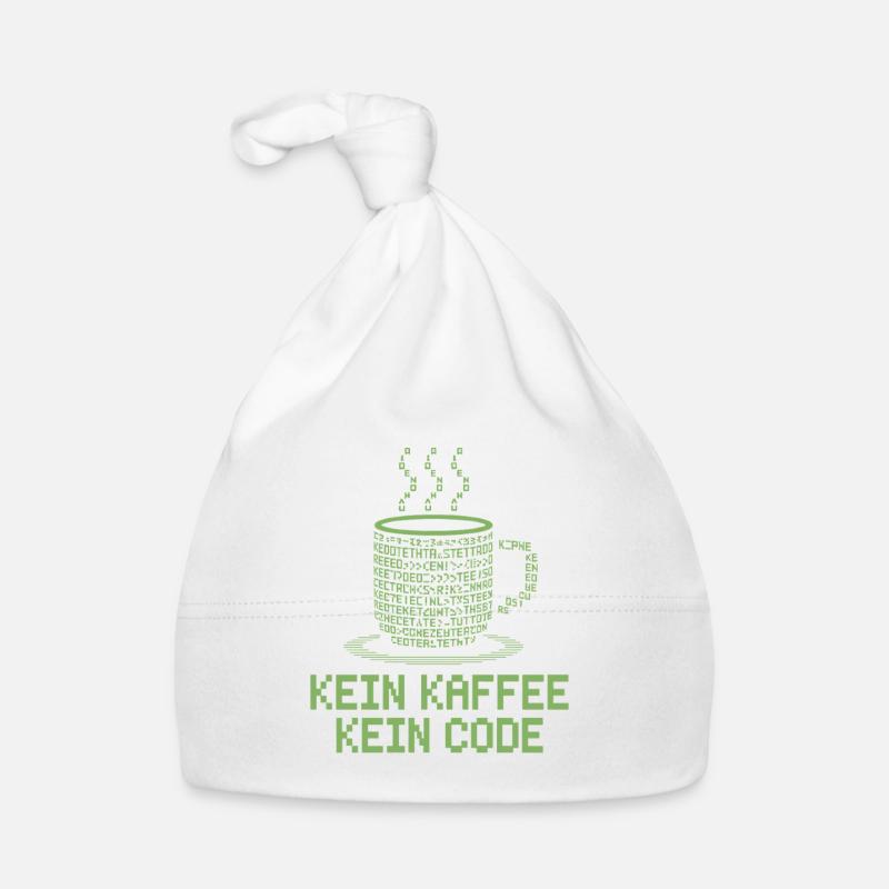 No Coffee No Code Programmer Computer Scientist Organic Baby Cap
