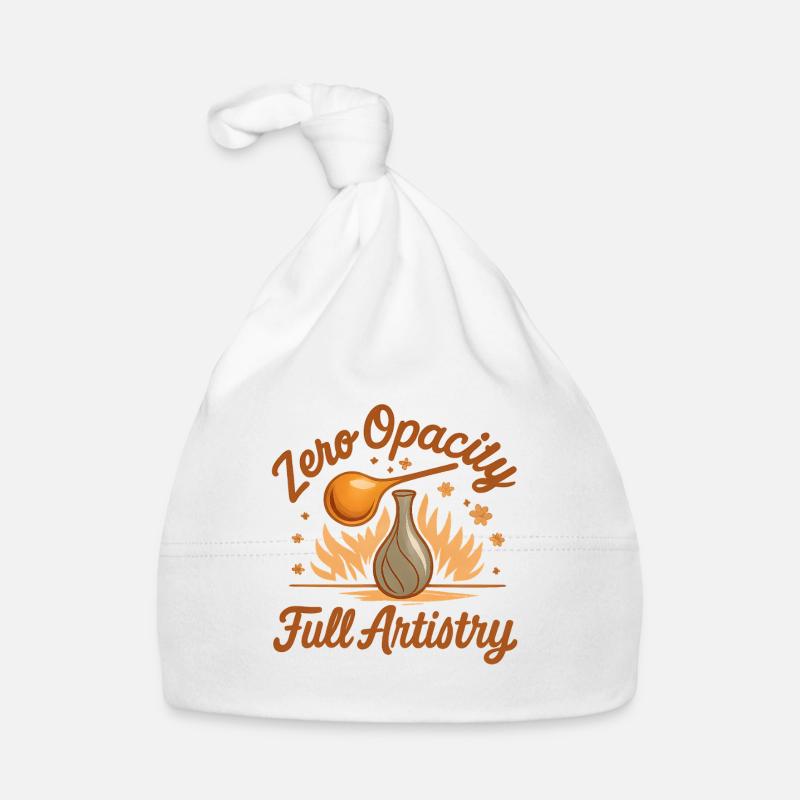Null Opazität, volle Kunst | Glaskunst Baby Bio-Mütze