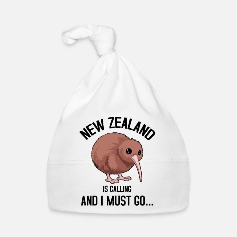 Neuseeland ruft und ich muss los, Kiwi-Vogel Baby Bio-Mütze