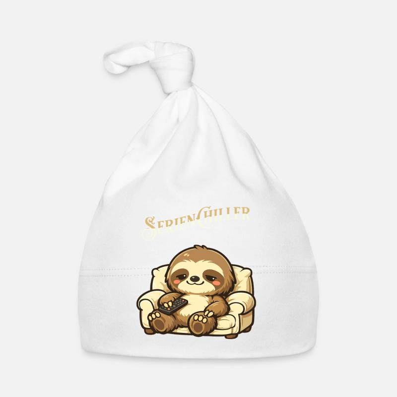 Jeu de mots sur la série Sloth Chiller : jeu de mots Bonnet bio Bébé