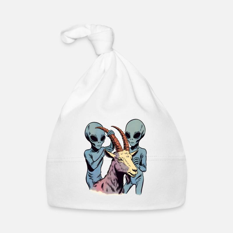 Des extraterrestres enlèvent une chèvre Bonnet bio Bébé