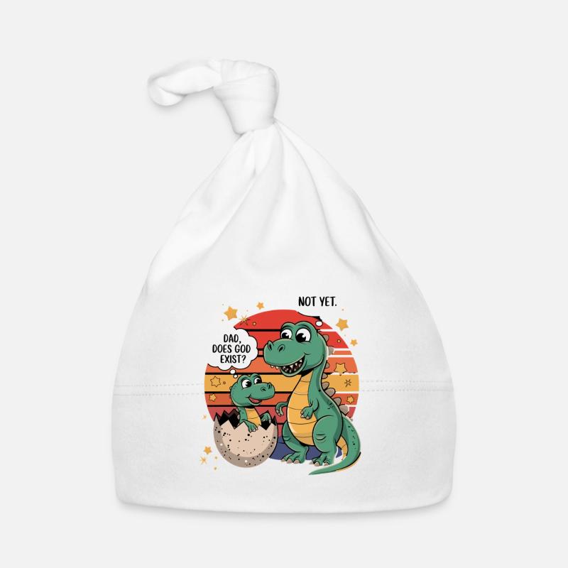  Dinosaurier Humor Mit Gott Existiert Nicht Baby Bio-Mütze