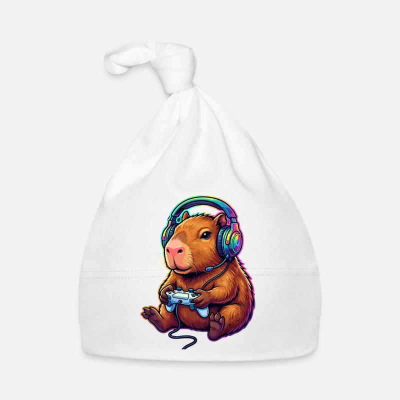 Capybara Lustige Videospiele Capybara Baby Bio-Mütze