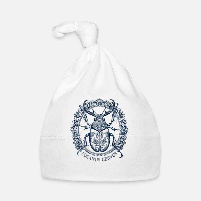 Lucanus Servus - Scarabée cerf Bonnet bio Bébé