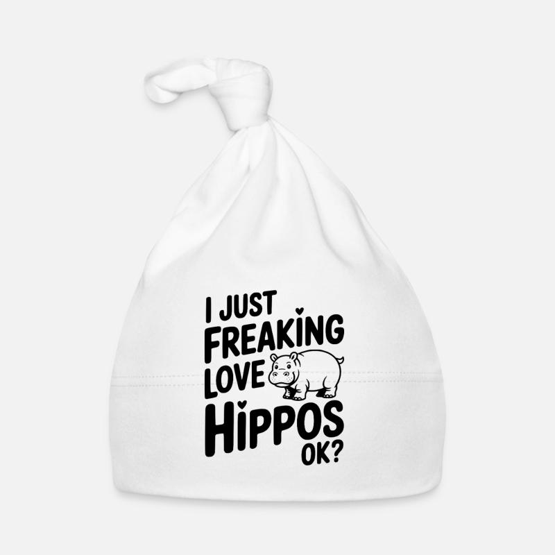 Ich liebe Nilpferde einfach verdammt nochmal, okay? Baby Bio-Mütze