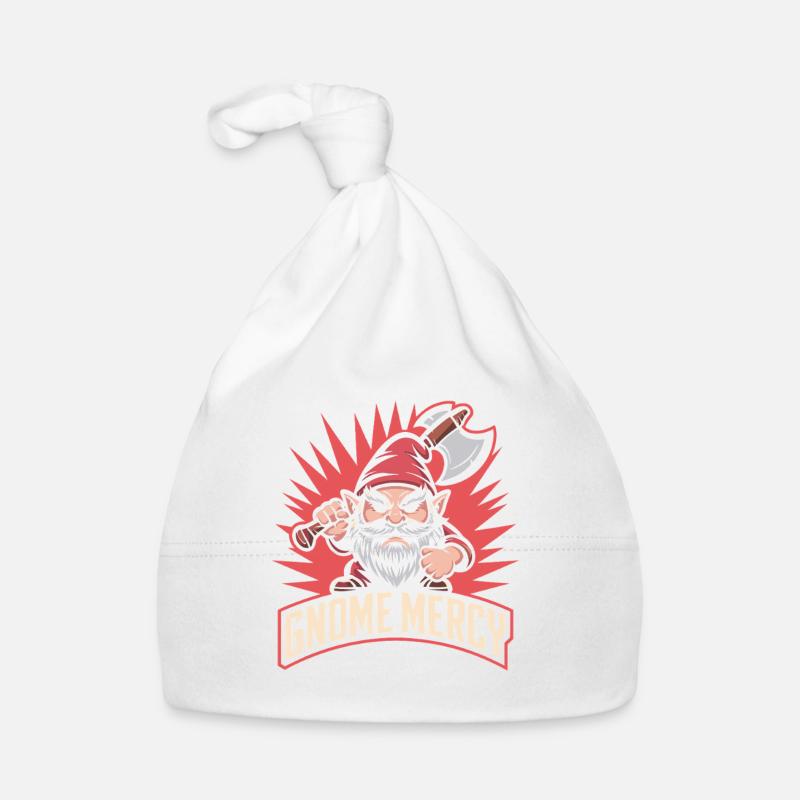Evil Gnome, Dark Gnome, Goth Gnome, Funny Gnome Organic Baby Cap