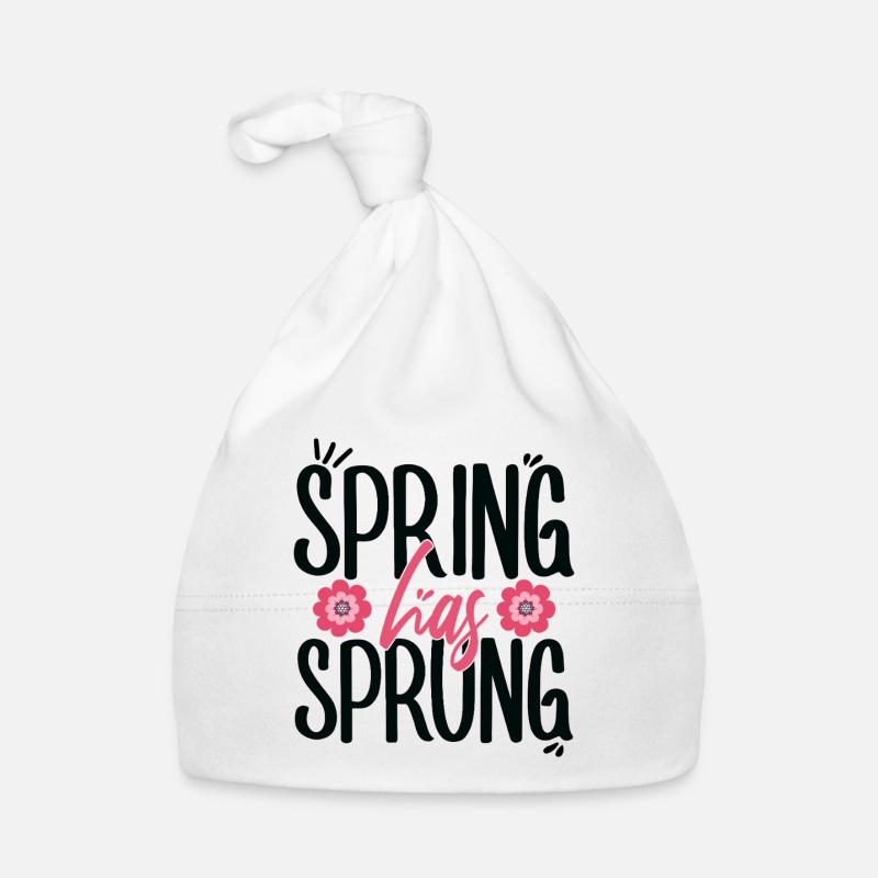 Spring Has Sprung Pagan Spring March Equinox Organic Baby Cap