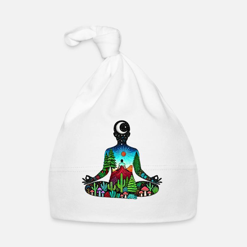 Nature de méditation Bonnet bio Bébé