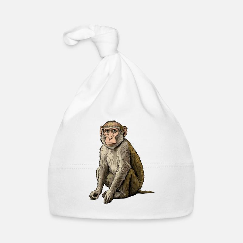 Macaque Macaque Bonnet bio Bébé