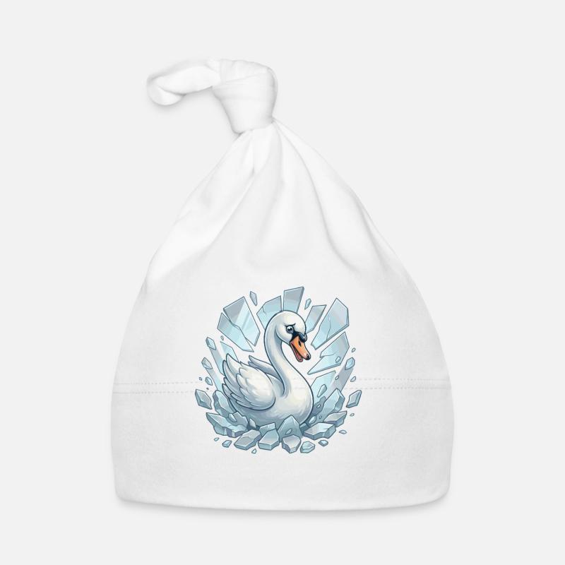 Swan brise la glace Bonnet bio Bébé