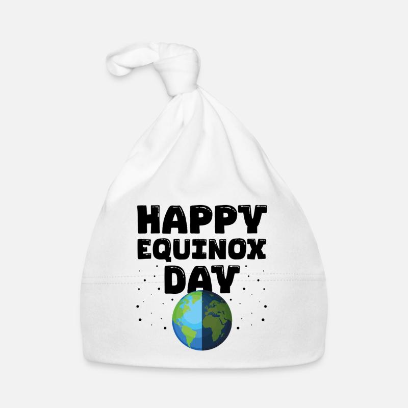 Happy Equinox Day Easter Ostara Pagan Spring Organic Baby Cap