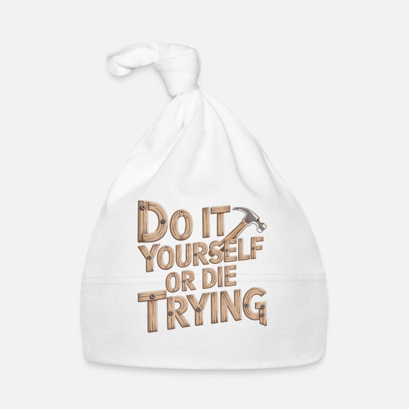 DIY Heimwerker T-Shirt Baby Bio-Mütze
