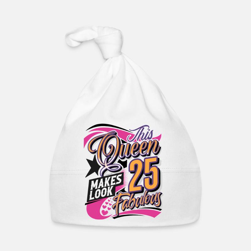 25. Geburtstag Queen Baby Bio-Mütze