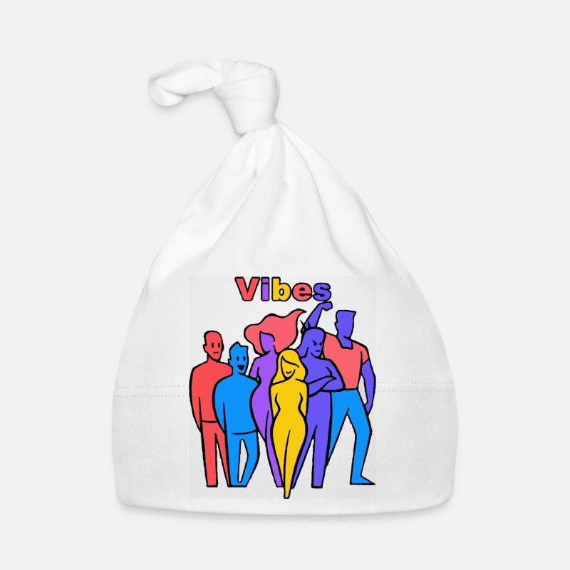 Silhouettes arc-en-ciel Vibes Bonnet bio Bébé