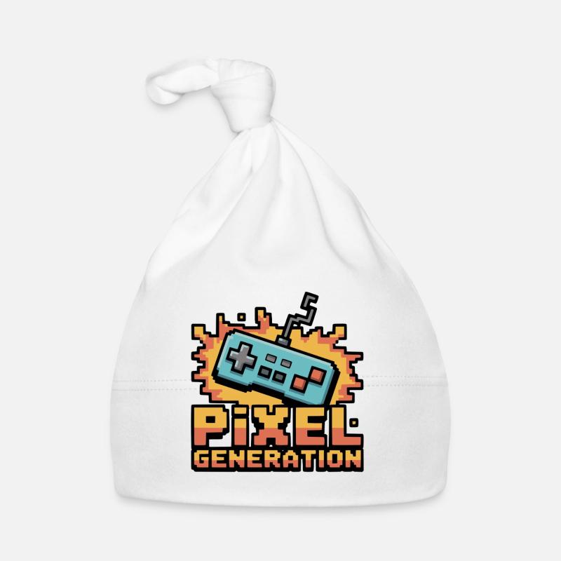 Pixel Generation Konsole Baby Bio-Mütze