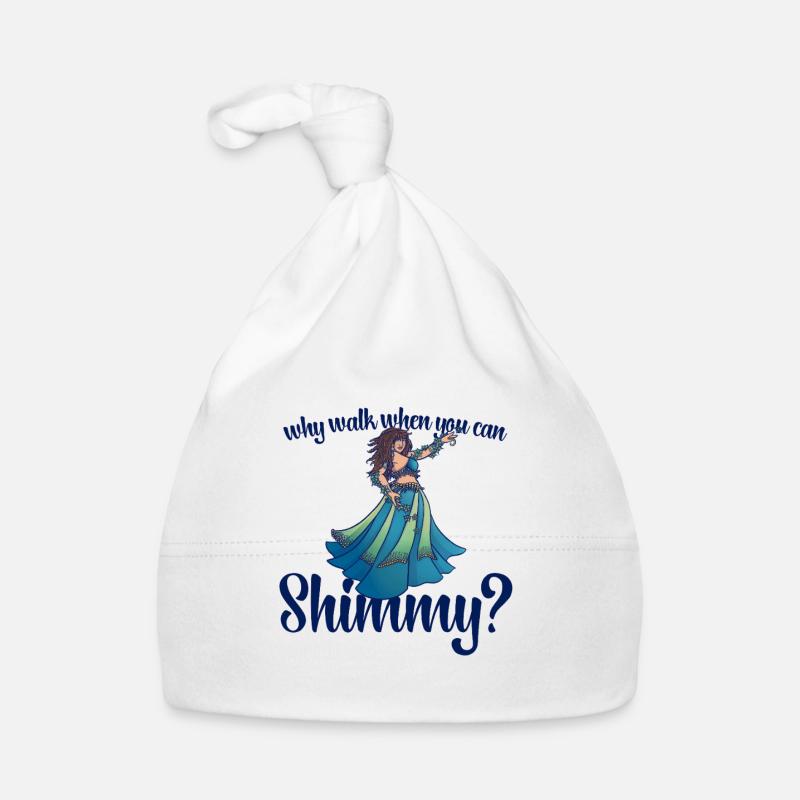 Why Walk When You Can Shimmy Organic Baby Cap