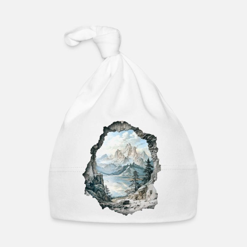 Berge Baby Bio-Mütze