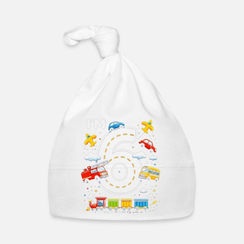 Sei avventure nei trasporti Cappellino ecologico per neonato