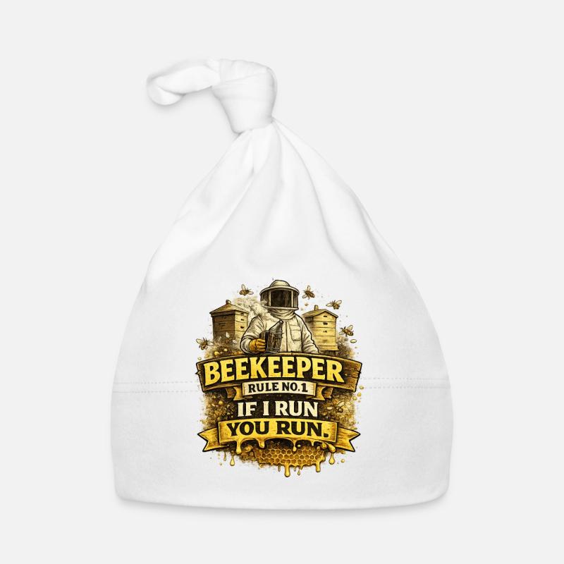 Beekeeper Rule - Beekeeper Bees Honey Bee Organic Baby Cap