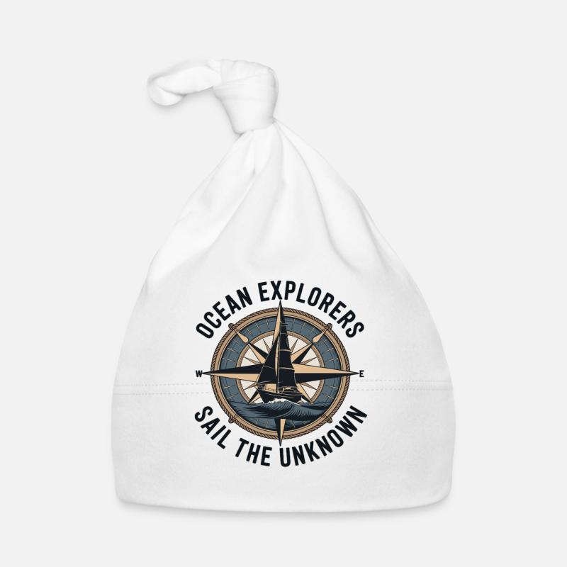 Ocean Explorers – Segeln Abenteuer Kompass Baby Bio-Mütze