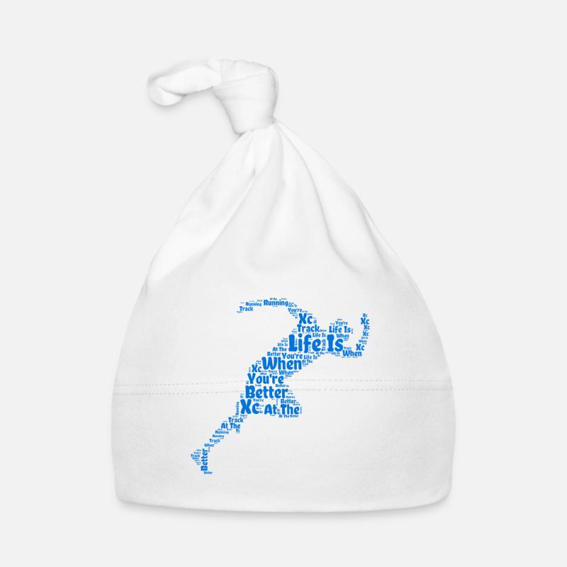 Cadeau de course XC drôle XC Runner Edition Bonnet bio Bébé