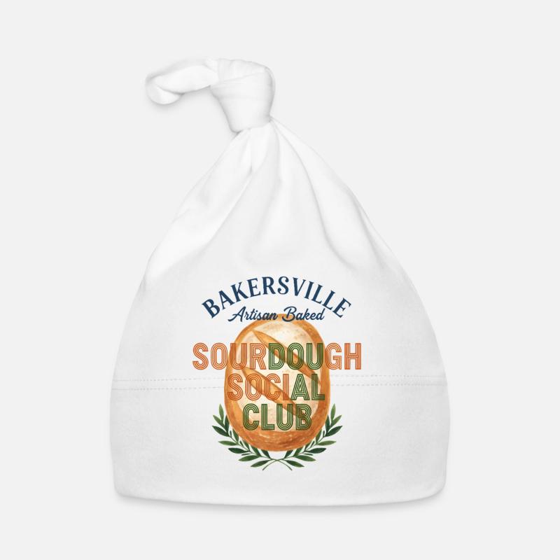 Sourdough Social Club Bread Baking Baker Era Organic Baby Cap
