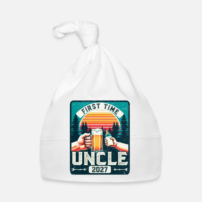 Uncle 2027, Expectant Uncle, Future Uncle Organic Baby Cap