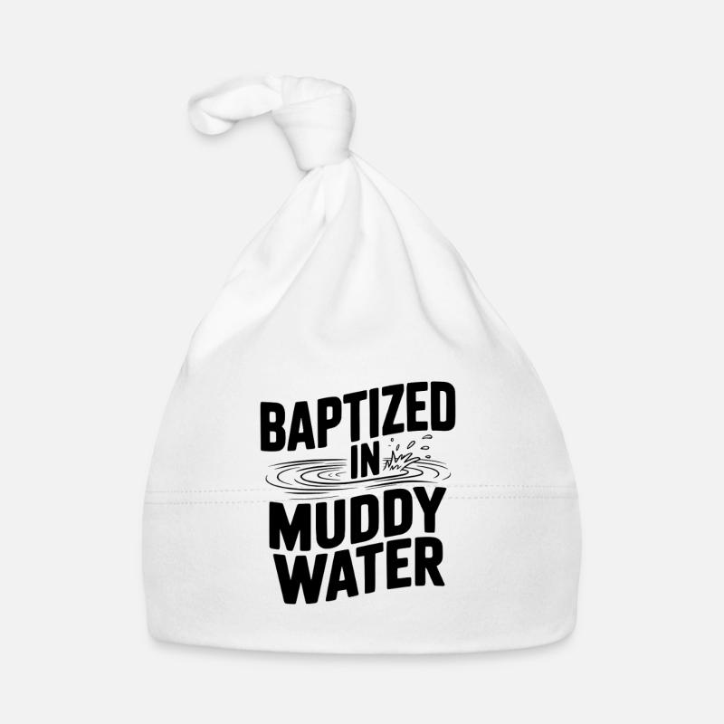 Baptisé dans des eaux boueuses Bonnet bio Bébé