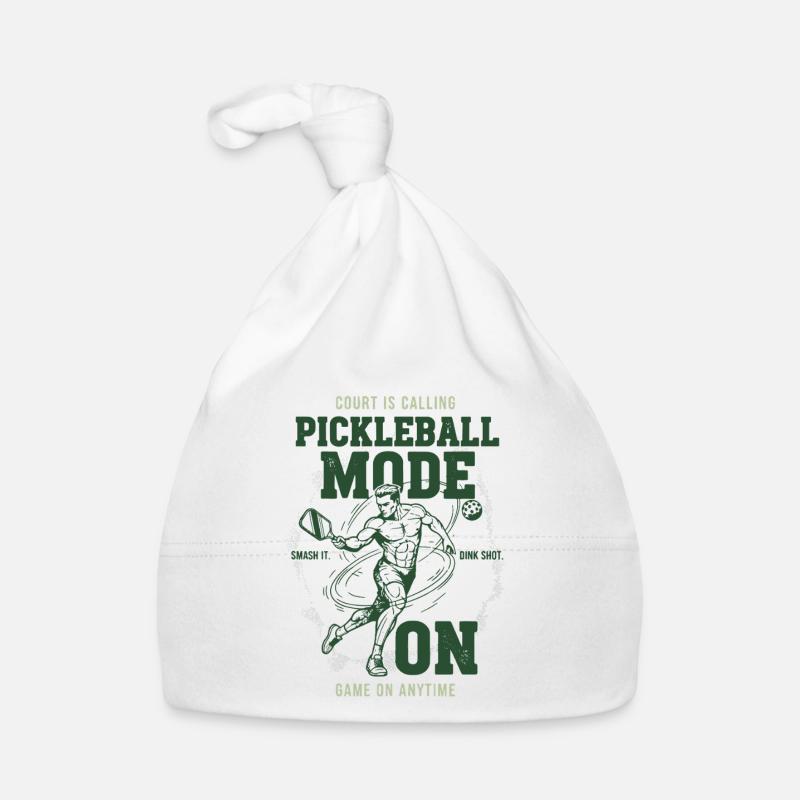 Pickleball Mode On Funny Player Love Pickleball Organic Baby Cap