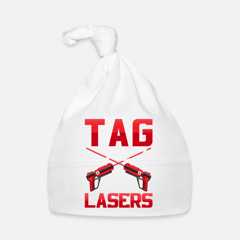 Tag Lasers Rétro Gaming Blaster Conception Bonnet bio Bébé