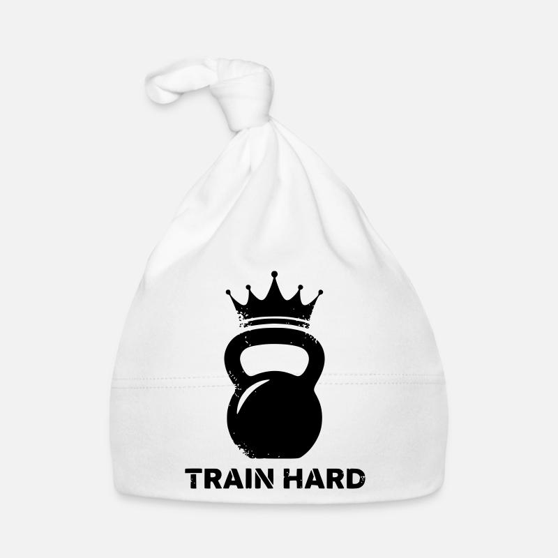 Kettlebell Krone Train Hard Baby Bio-Mütze