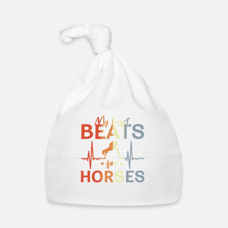 J’adore l’équitation Bonnet bio Bébé