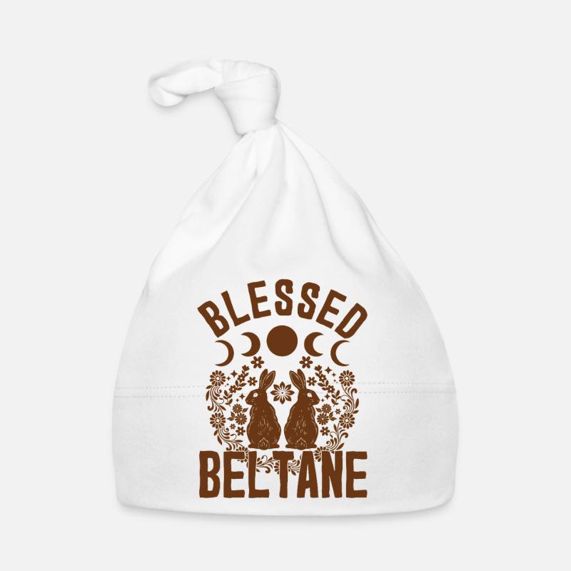 Bénédictions de Beltane Paganisme du 1er mai Bonnet bio Bébé