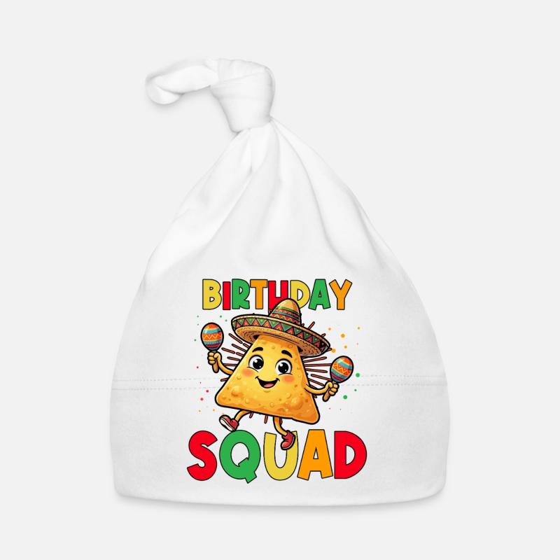 Équipe d’anniversaire Cinco de Mayo Mexican Tacos Bonnet bio Bébé