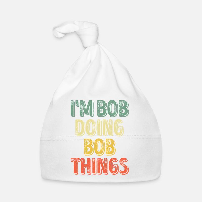 Bob Doing Bob Things Organic Baby Cap
