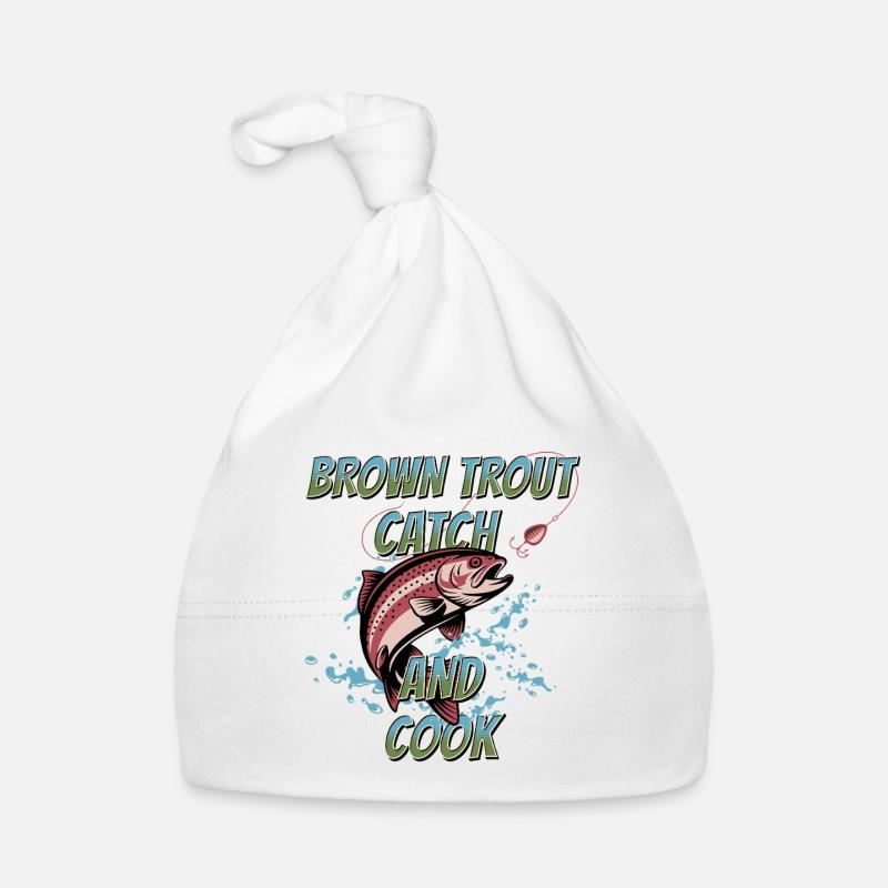 Rainbow Trout Catch and Cook Organic Baby Cap