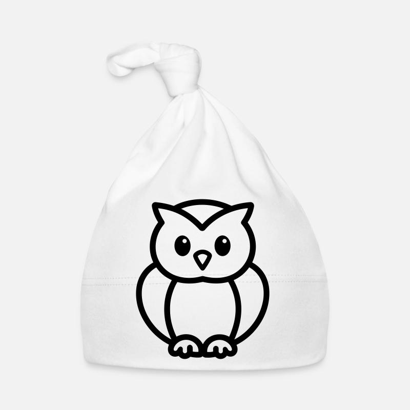 gufo Cappellino ecologico per neonato