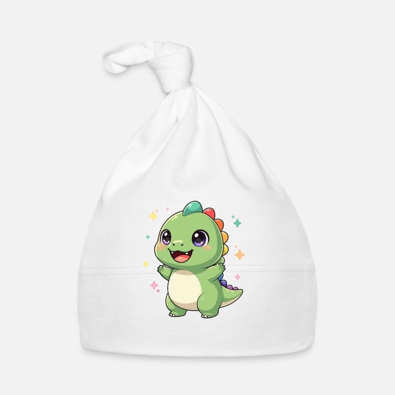 Cheerful Dino Star Magic Organic Baby Cap