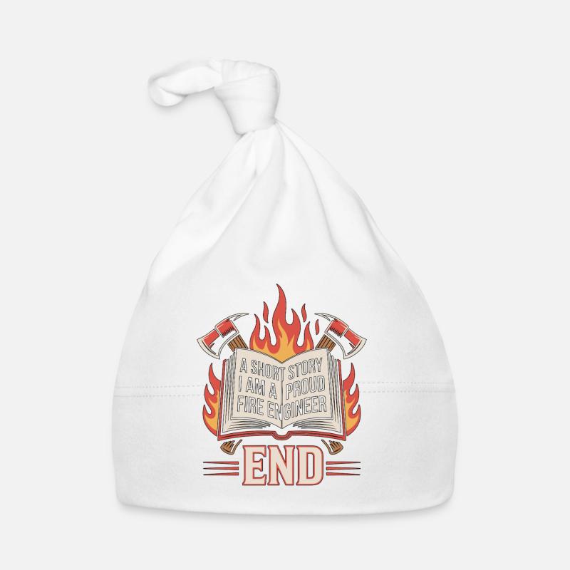 Fire Engineer A Short Story Fire Truck Operator Organic Baby Cap