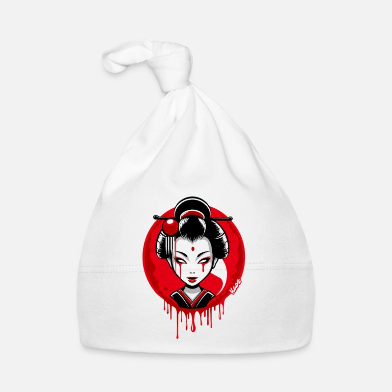 Geisha Night Moon Organic Baby Cap