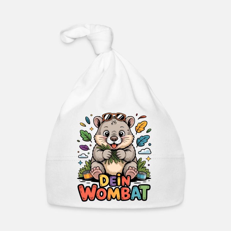 Dein Wombat Baby Bio-Mütze
