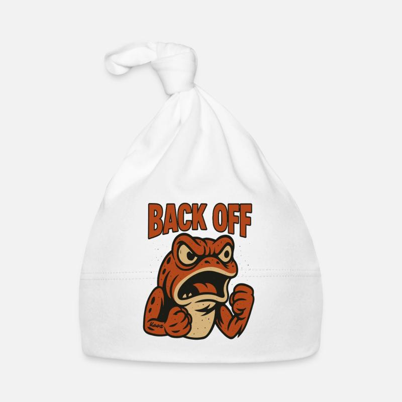 Zurück von Angry Frog Patch Baby Bio-Mütze