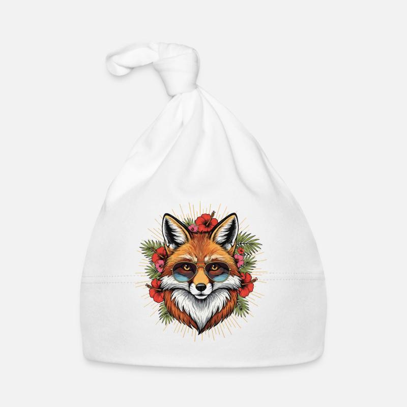 Style du Renard Tropical du Soleil Bonnet bio Bébé