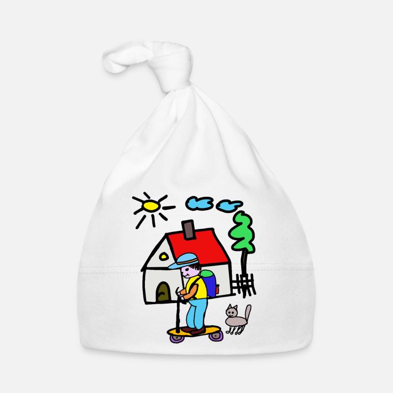 Tiny House Adventure Skateboard Organic Baby Cap