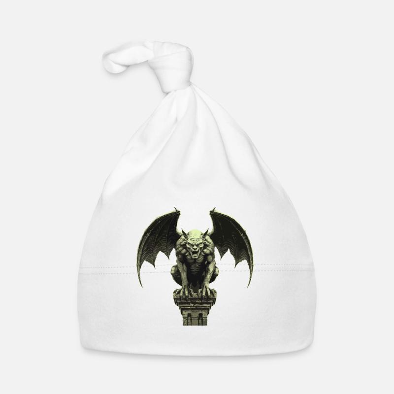  Gargoyle Wächter Der Nacht Gotische Dämonen Baby Bio-Mütze