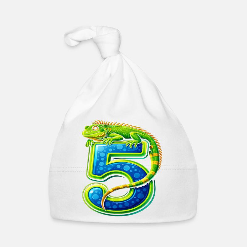 Caméléon Vert 5 ans Bonnet bio Bébé